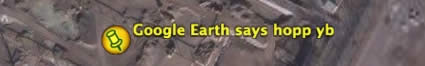 google earth says hopp yb